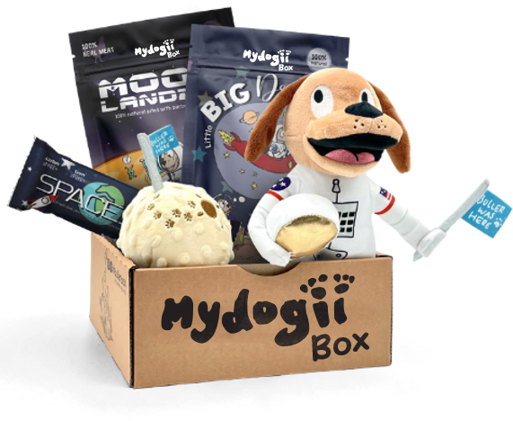 Get your monthly dog subscription box from MydogiiBox
