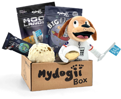 Get your monthly dog subscription box from MydogiiBox